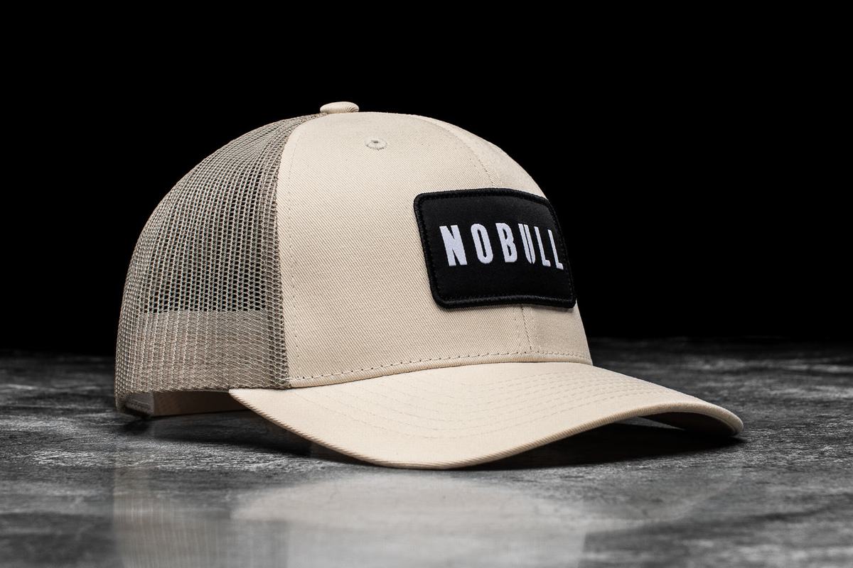 Nobull Curved-Brim Trucker Men's Hats Brown | Australia (UG9824)